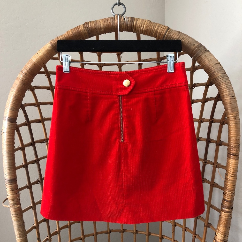 J. Crew corduroy skirt, size 0